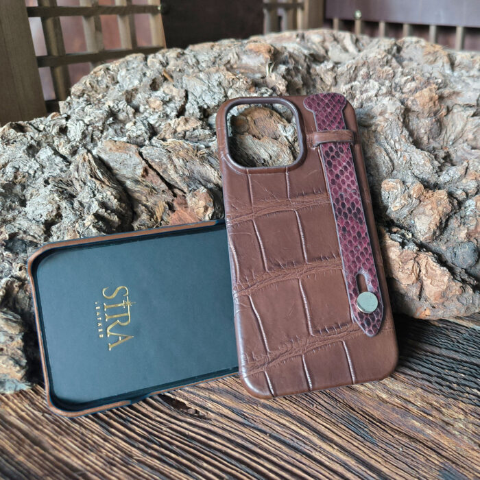 1002-C-PhoneCase-SCREWED-CROCO - Görsel 2